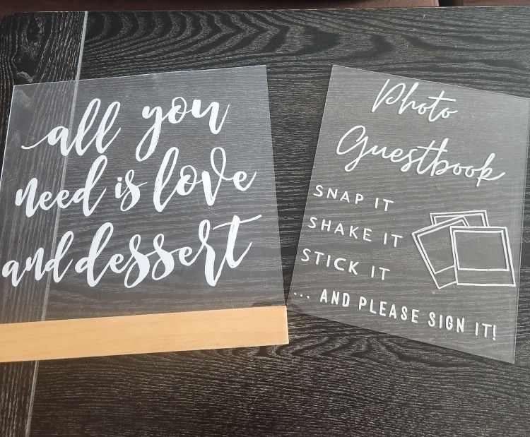 Wedding Decor. Wedding Signs