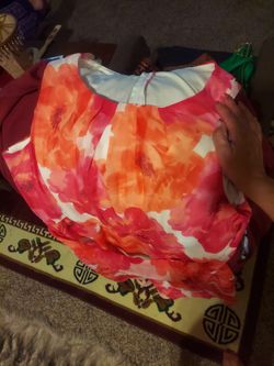 Xl Dress Belted In The Waist
