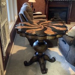 AICO Michael Amini Discovery Entry / bistro Table Vintage Discontinued Very Unique! 