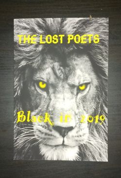 The Lost Poets, Black in 2019, Poetry Book !Signed By the Author!
