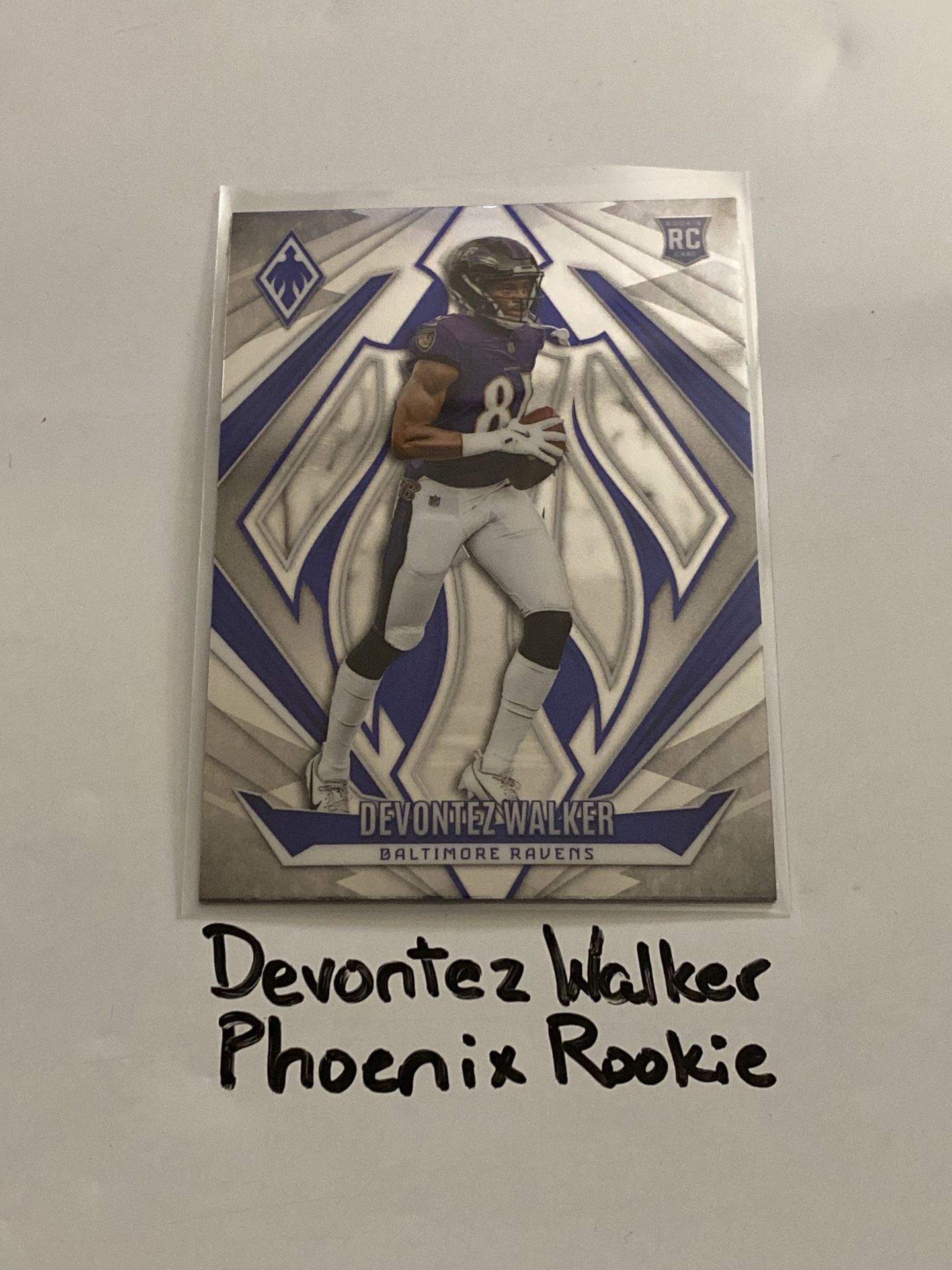 Devontez Walker Baltimore Ravens WR Phoenix Rookie Card.