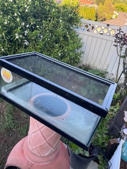 Glass Reptile Tank with Screen Lid