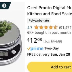 O zero Kitchen Scale