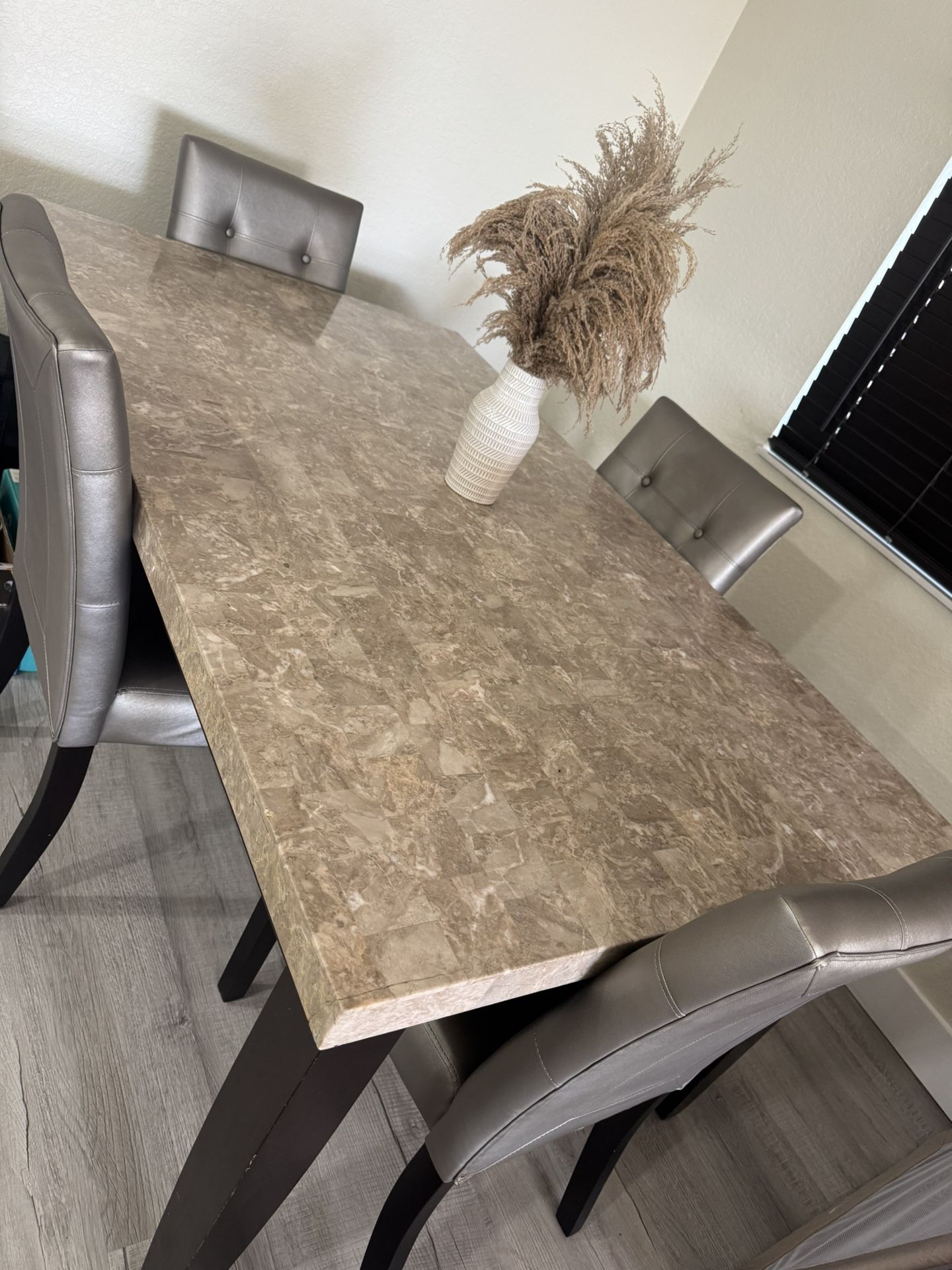 Stone Dining Table And Coffee Table 