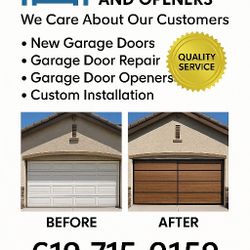 New Garage Doors Installed