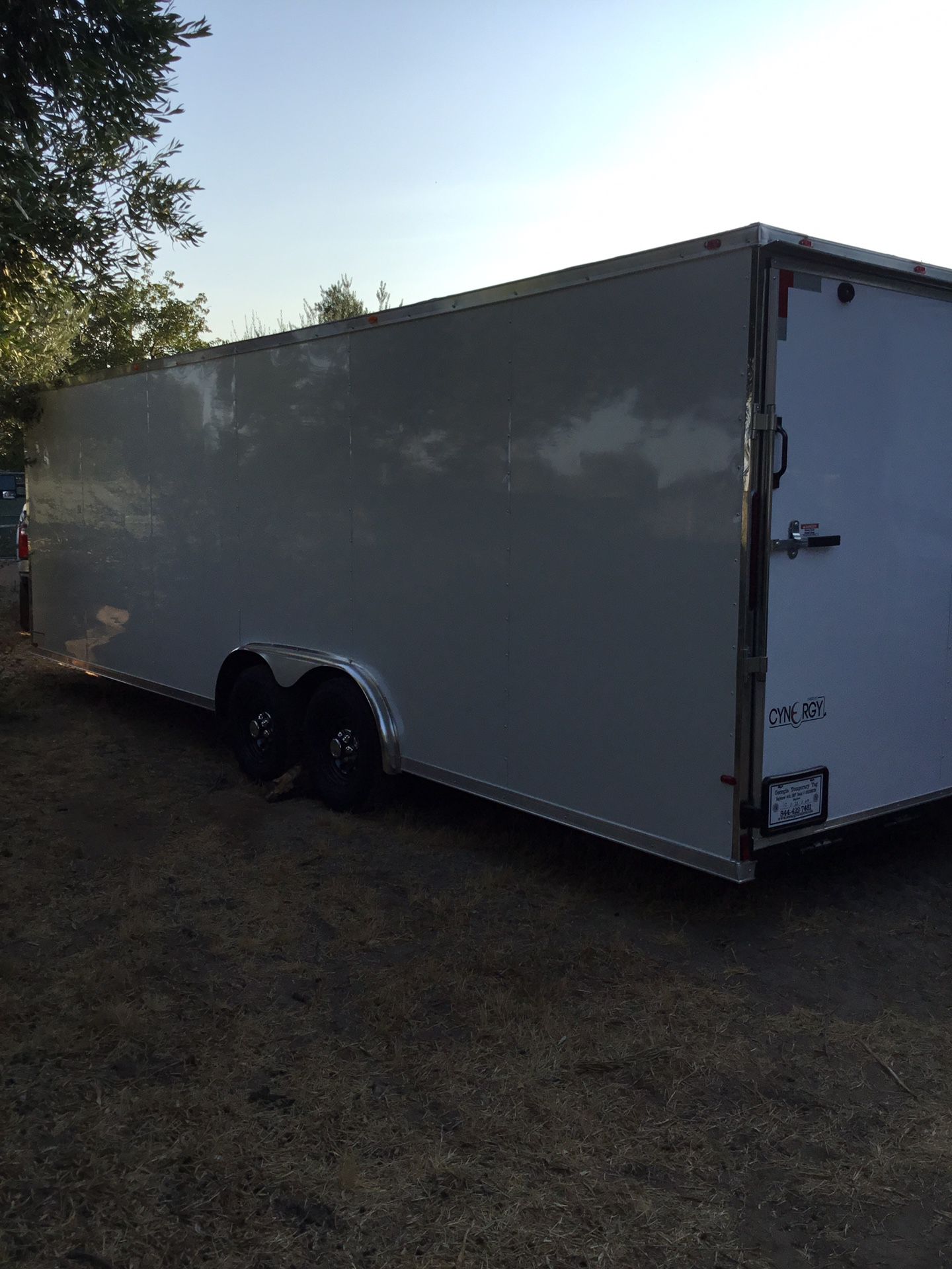 Brand new used only once. Trailer 24 foot 9,000 firm double axle 10k (YES IT IS STILL AVAILABLE)