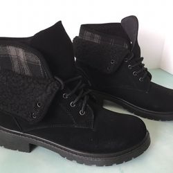 Black Ankle Boots, Size 9