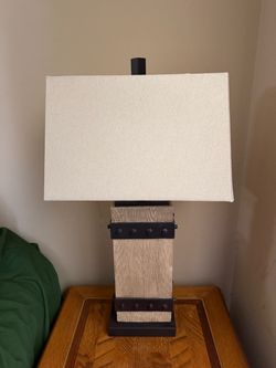 Rustic Lamps 2 each