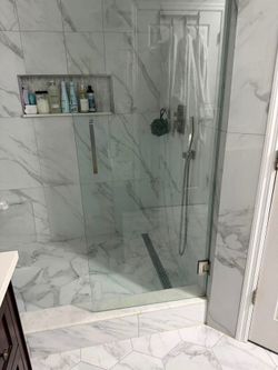 Frameless Glass shower Door 27x 76