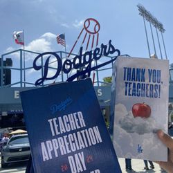Teacher Appreciation Dodgers Stanley In Box 