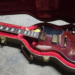 For Sale/ Trade Gibson SG Standard 2024 & Orange Dark Terror PPC112 Extras
