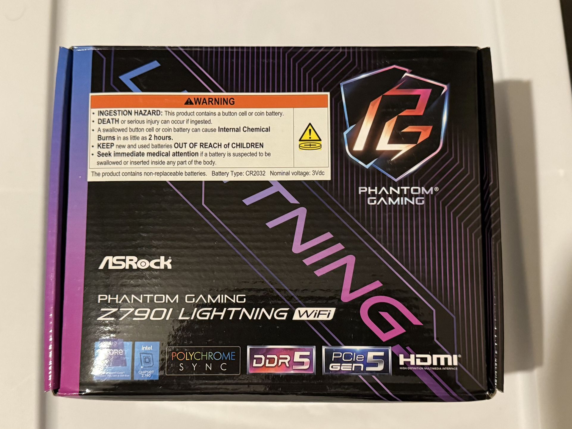 Asrock Lightning Z790 LGA 1700 ITX Motherboard
