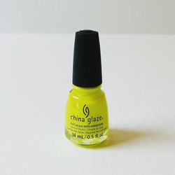 China Glaze Yellow Polka Dot Bikini Nail Lacquer