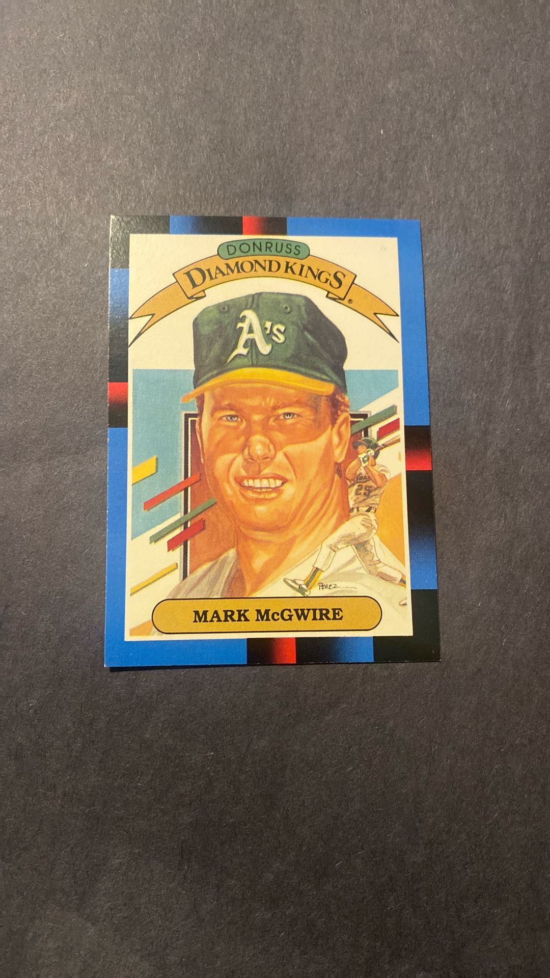 1987 Mark McGwire Donruss Diamond Kings #1