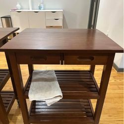 2 Drawer Kitchen Cart / Island 