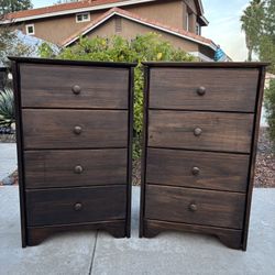 Solid Wood 8 Drawer Dresser Chest of Drawers Nightstand Set USA Made Great 