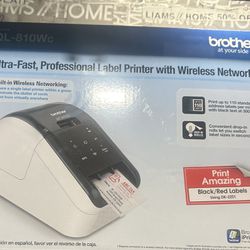Brand New Brother QL-810Wc Professional Thermal Wireless Printer