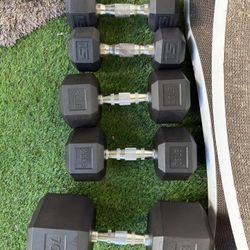 70lb, 20lb, & 15lb Dumbbell Set