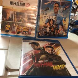 Variety of Blu-Ray Movies  $2 Ea. 