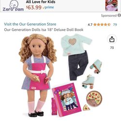 Doll Our Generation 18”. New.   