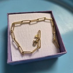 Paperchain Gold Bracelet