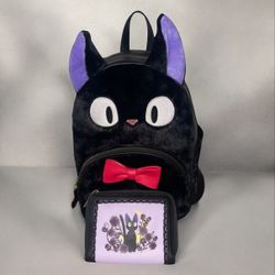 New Studio Ghibli's "Kiki's Delivery Service." Furry Back-pack, Walle-t used once like new