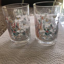 Donald Duck Disney Glasses- Set Of 2