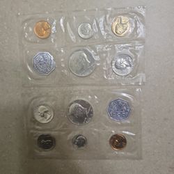 1964 Proof Silver Coin Set.  $40 Each