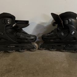 black inline skates 