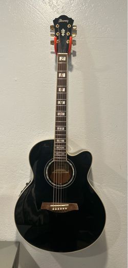 Ibanez AEL30SE-BK Acoustic-Electric Guitar (Black)