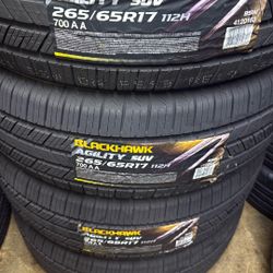 265/65/17 Blackhawk Tires 🛞 