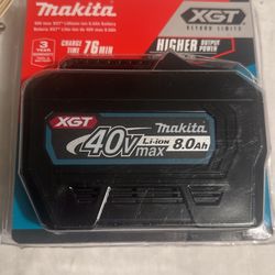 Makita 40v XGT 8.0ah Battery New Sealed