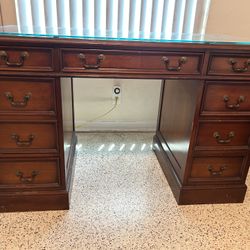 Leather Top Desk 
