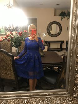Designer cocktail dress