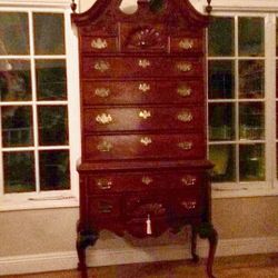 Bonnet Top Highboy Dresser