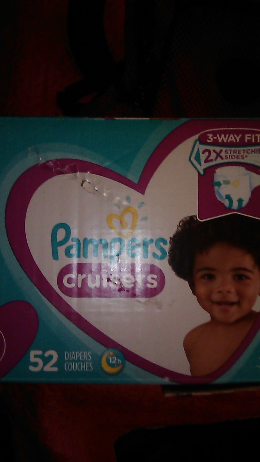 Pampers 52 count 10.00