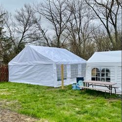 NEW! ONLY SALE! ALL FEES INCLUDED! CREDIT CARD OK! 20’x20′ HEAVY DUTY TENT, 180g PE

