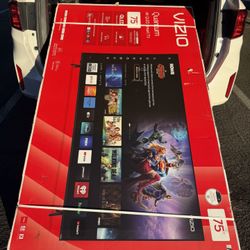 75 Tv $55 Down On Finacing Free Delivery 6 Month Warranty  75 Tv Vizio Smart 4k Hdtv 