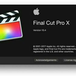 Apple Final Cut Pro X Video Editing Software , For Laptop, Desktop