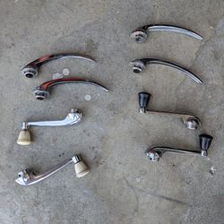 Vw Bug Beetle Window Cranks Door Handles Set