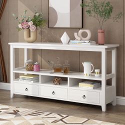 Console Table White