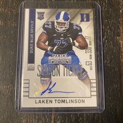 Laken Tomlinson Rookie Autograph!