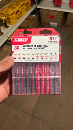 Diablo 12-Piece Wood & Metal Jig Saw Blade Set