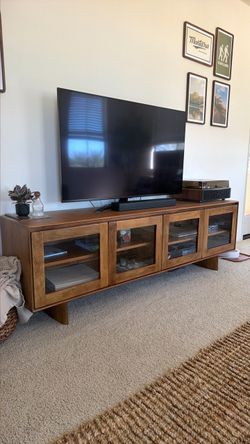 West Elm Anton Solid Wood Media Console