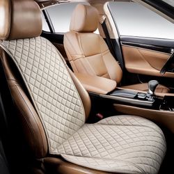 New Faux Linen Car Seat Cover