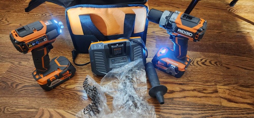 Ridgid 18 volt gen.5 impact driver/hammer drill