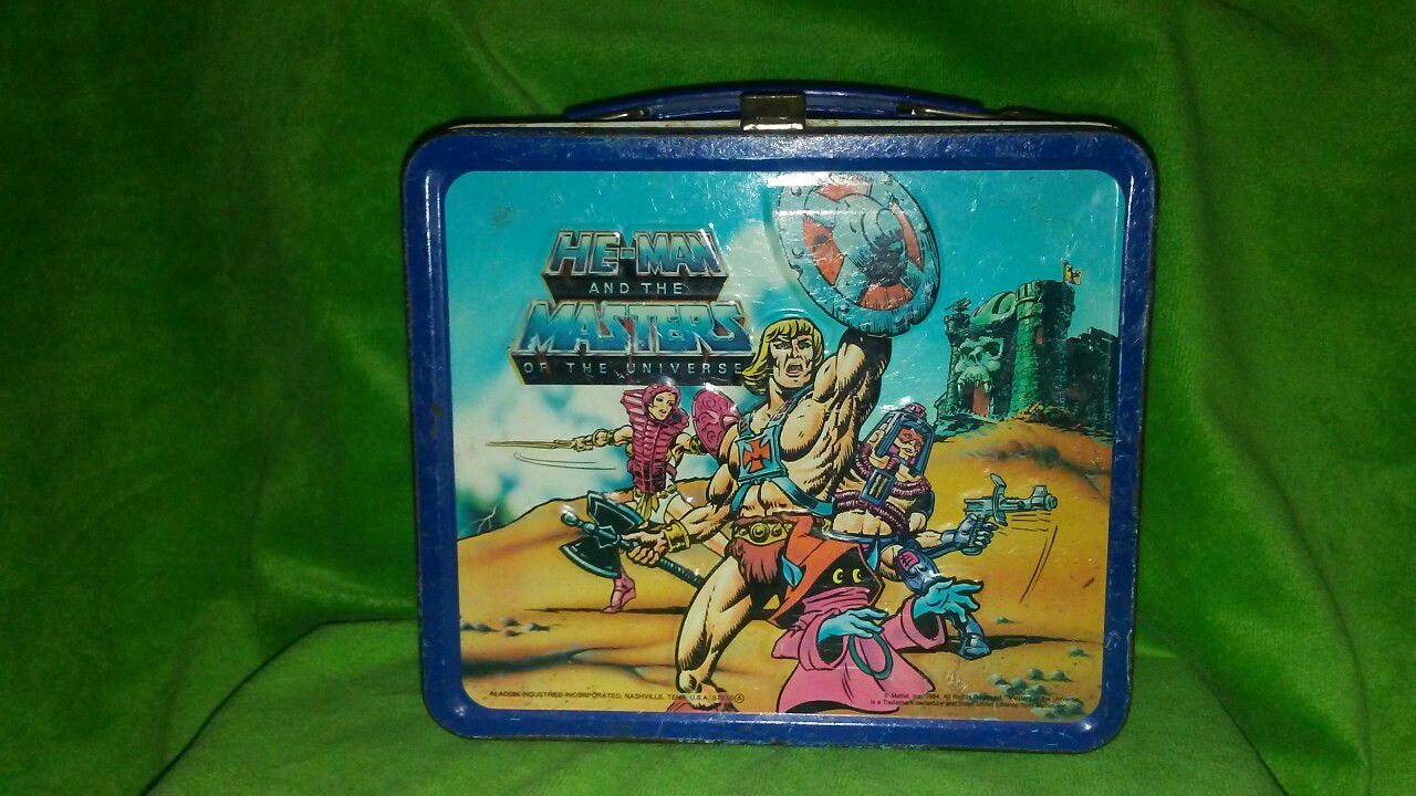 1984 HE-MAN metal Lunchbox with Thermos