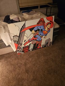 Superman canvas vintage