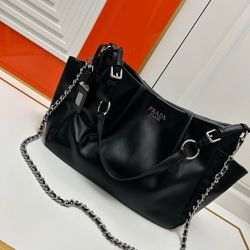 PRADA Women's Black Cross Bag/Handbag