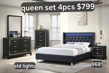 Queen set 4pcs brand new in box